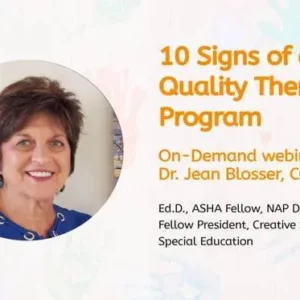 10 Signs of a Quality Therapy Program