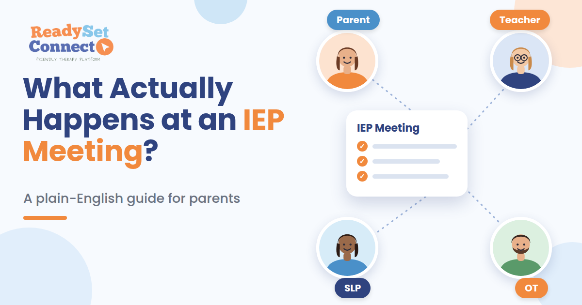 what happens at an IEP meeting